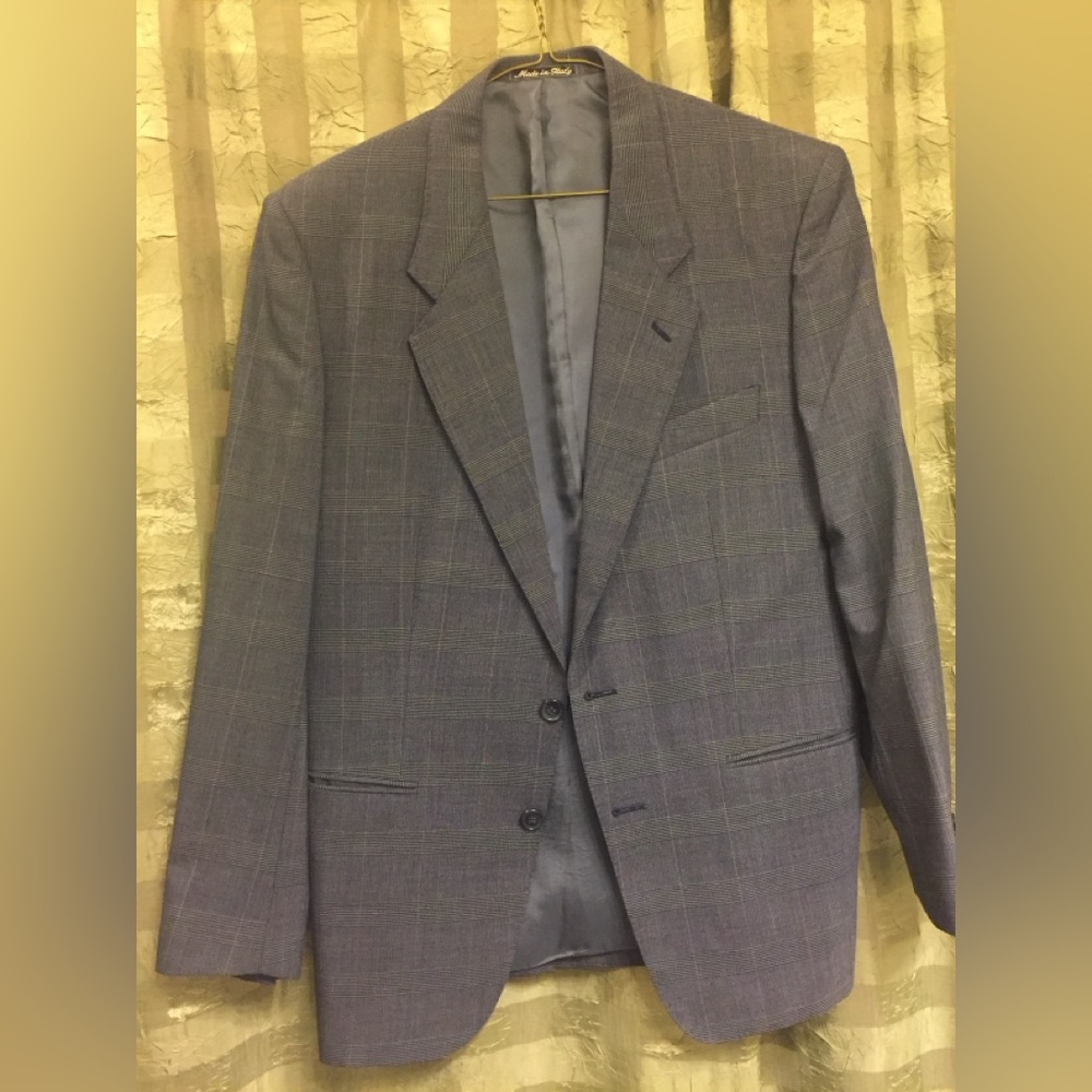 Vintage Men's Gray Blazer - small